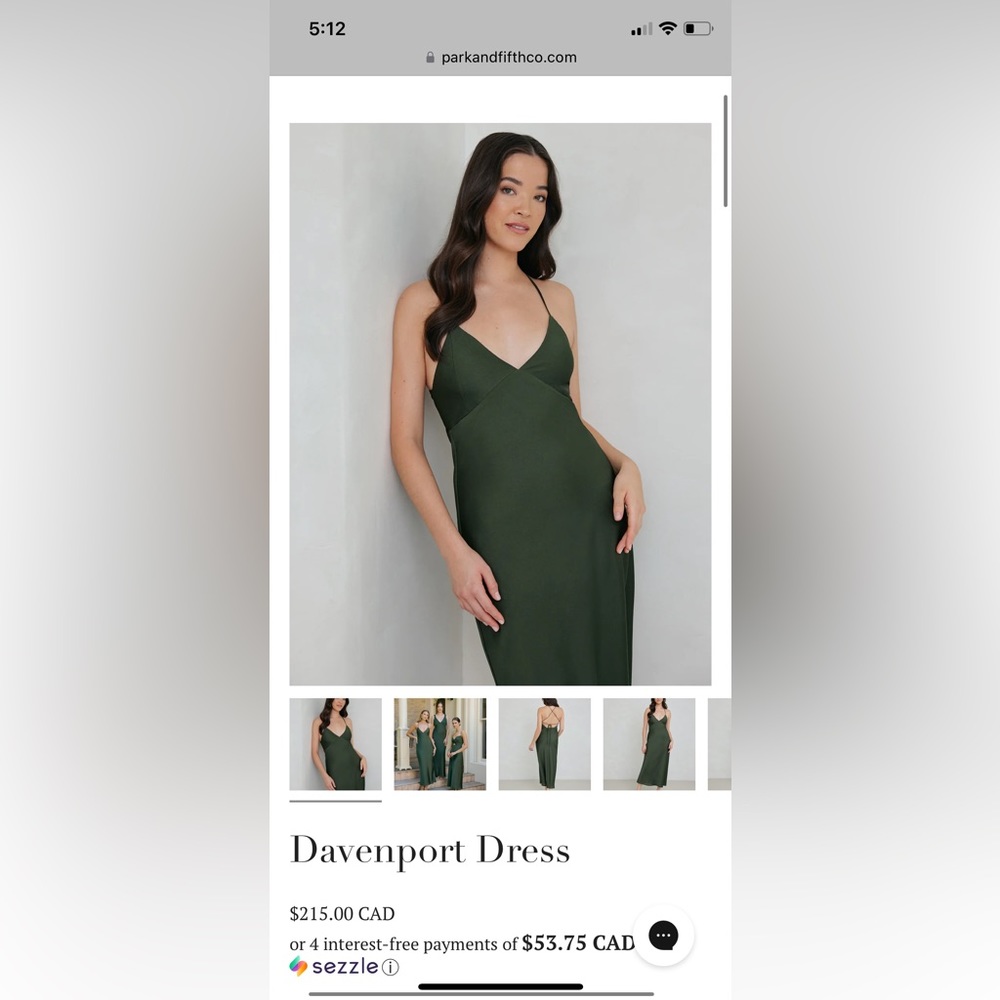 Park & Fifth Davenport dress - size small